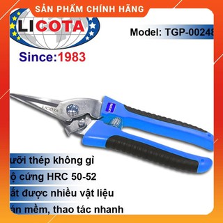 Kéo cắt cành  kiểu Anh 8" (200mm) mỏ nhọn Licota   -   TGP-00248