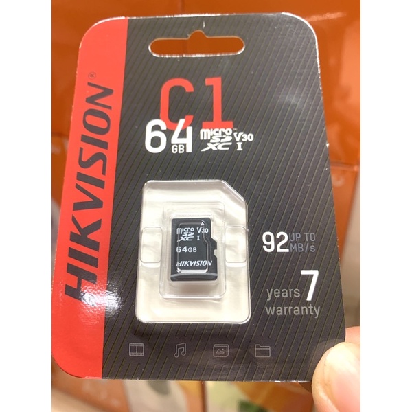 Thẻ nhớ hikvion 32GB 64GB tốc độ 92MB/S class 10 Hàng chính hãng | BigBuy360 - bigbuy360.vn