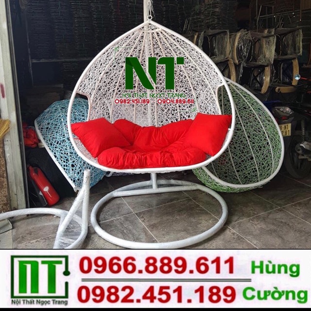 Xích đu đôi cafe thanh lý