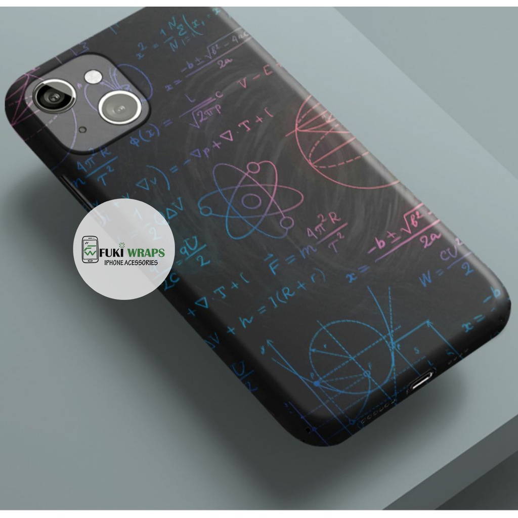 Tấm dán Skin Mặt Sau Toán Học FULL VIỀN Dành Cho 13prm , 12prm , 11prm , x, xsm , ip11 , ip12 , ip13 - FukiShop