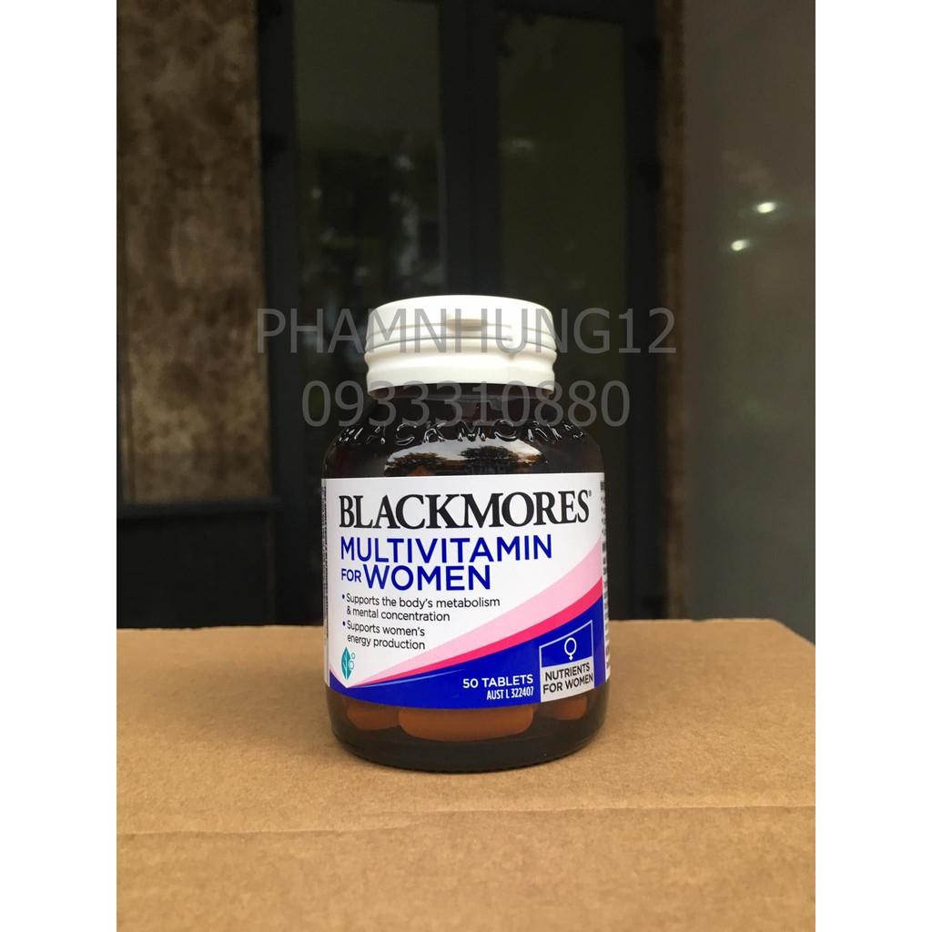 Vitamin cho phụ nữ Blackmores Women’s Vitality Multi (50 viên). | BigBuy360 - bigbuy360.vn
