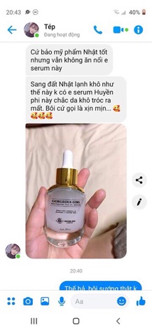 Serum sâm tố nữ