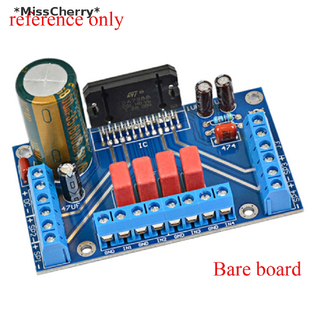 Bảng Mạch Khuếch Đại Âm Thanh DC 12V BTL PC TDA7388 4x41W Chuyên Dụng Cho Xe Hơi