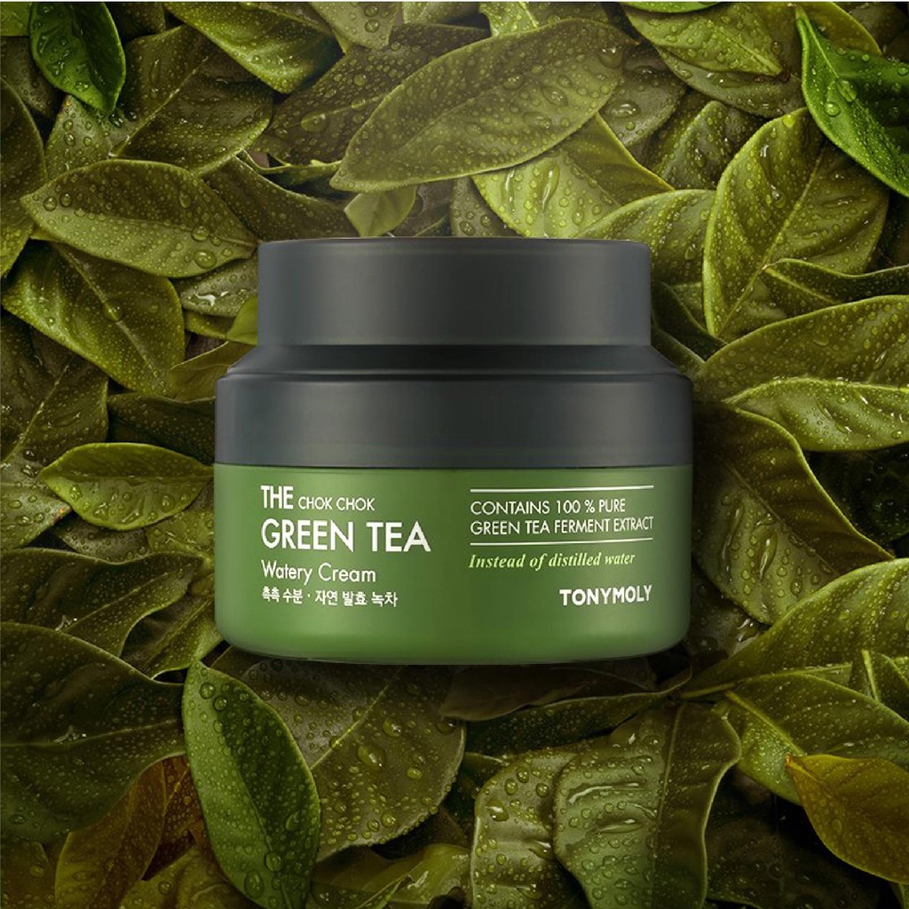 Kem Dưỡng Da Chiết Xuất Trà Xanh TONYMOLY The Chok Chok Green Tea Watery Cream 60ml