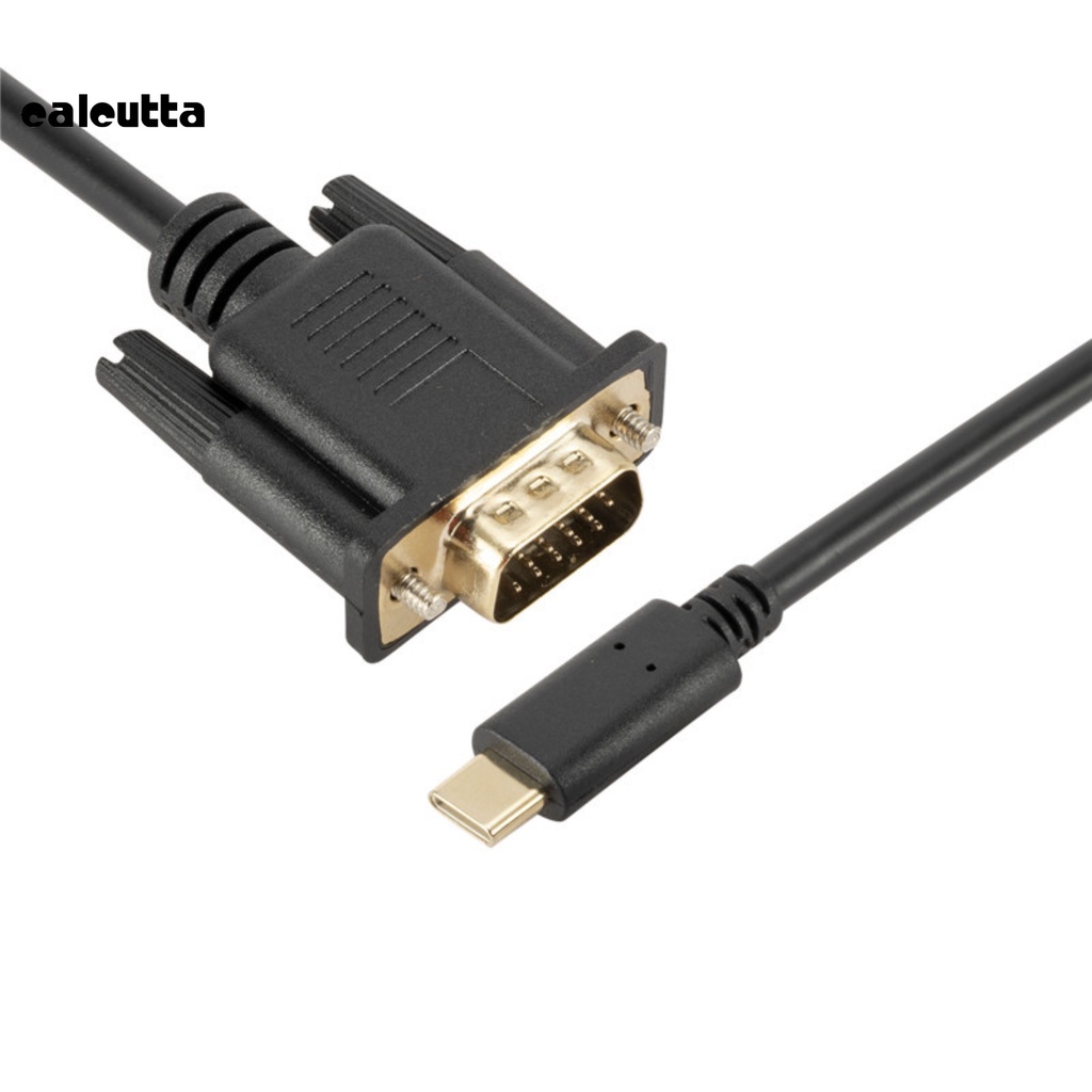 Cáp Chuyển Đổi Usb 3.1 Type-C Sang VGA 1080P Siêu Nhẹ Chống Rối Chuyên Dụng Cho Màn Hình