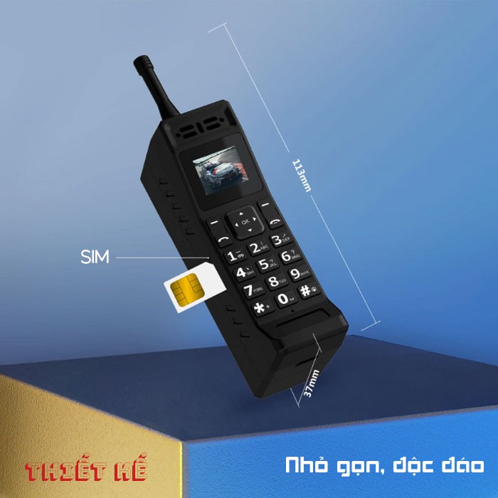 Điện Thoại Độc Lạ Mini W3 Kết Nối nghe gọi và nhắn tin thay Smartphone Thay Đổi Giọng Nói