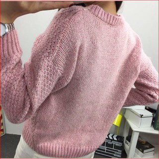 Áo len nữ thời trang - Trắng ngà - E38112