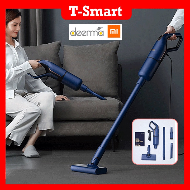 Máy hút bụi cầm tay Deerma DX1000 máy hút bụi gia đình đa năng chính hãng Lực Hút 16000Pa 600W Hệ thống lọc 3 lớp