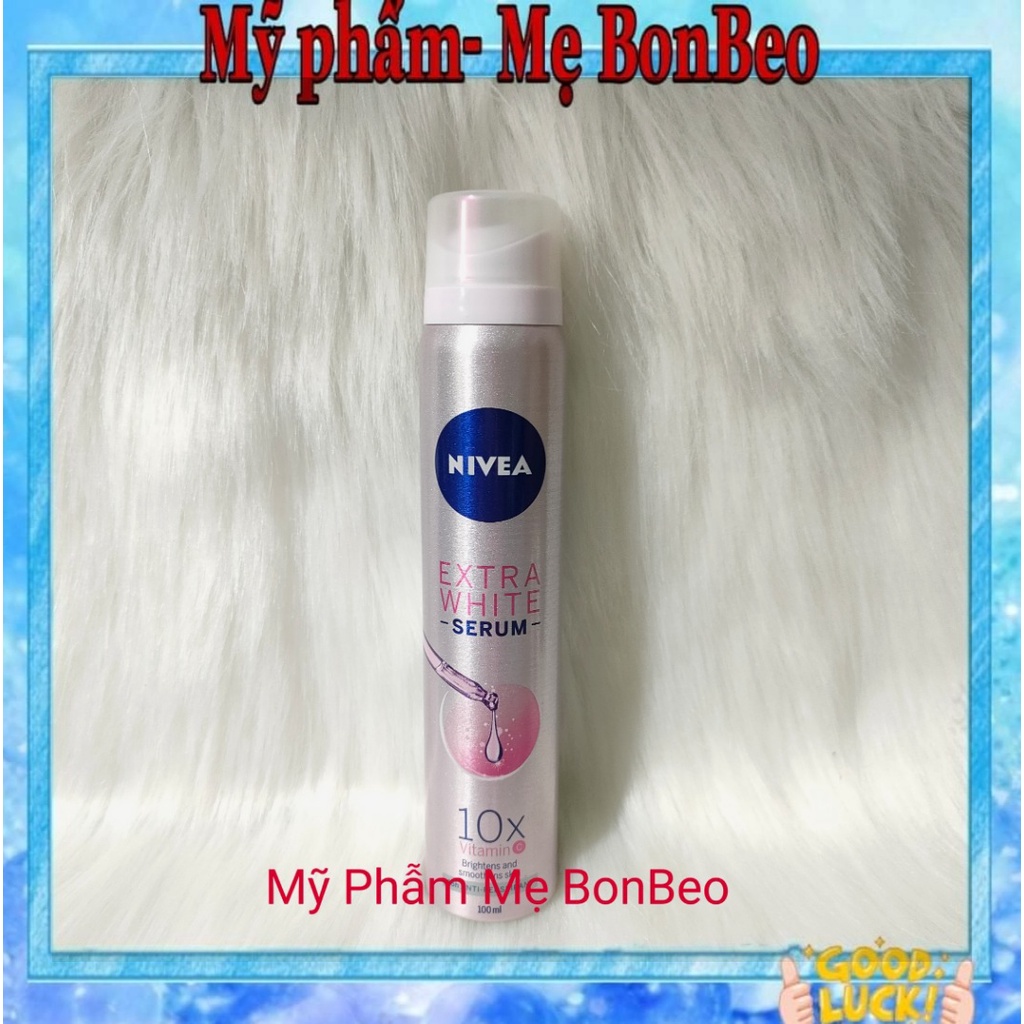 Xịt ngăn mùi Nivea Serum trắng mịn 100ml