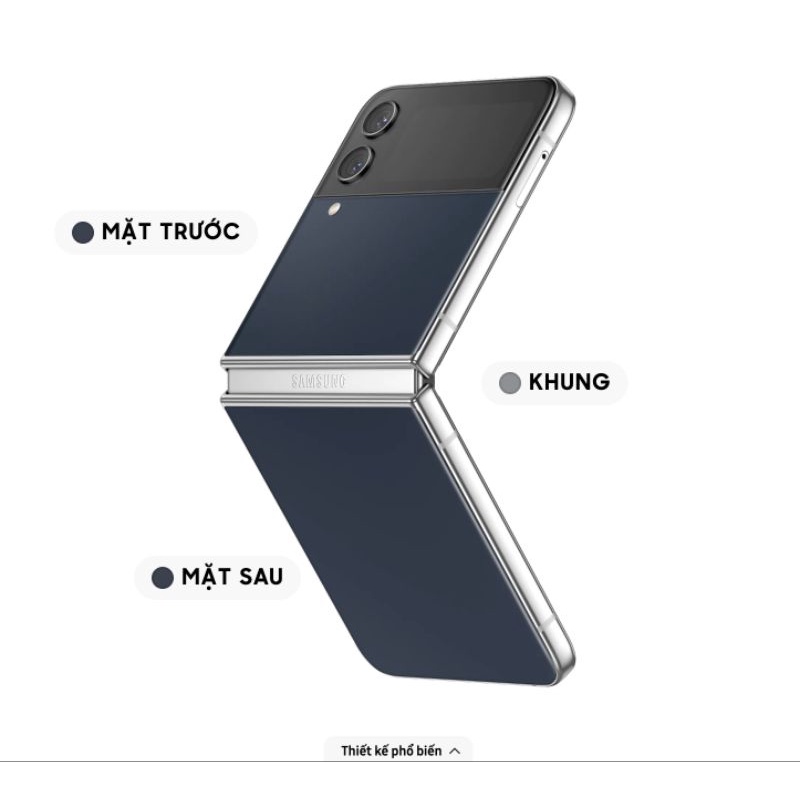 Điện thoại Samsung Galaxy Flip 4 Bespoke (8GB/256GB) | Galaxy Z Flip4 - Chính Hãng