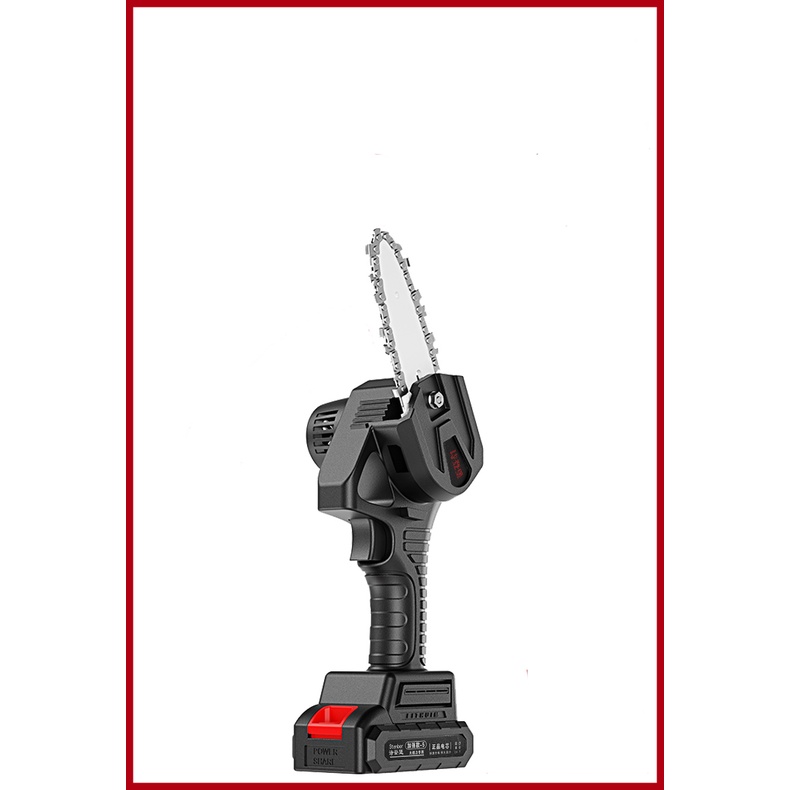 Máy cưa xích điện cầm tay mini Shidenbo 004  Cưa điện đa chức năng cưa gỗ + tặng kèm kìm cắt tỉa cành cây