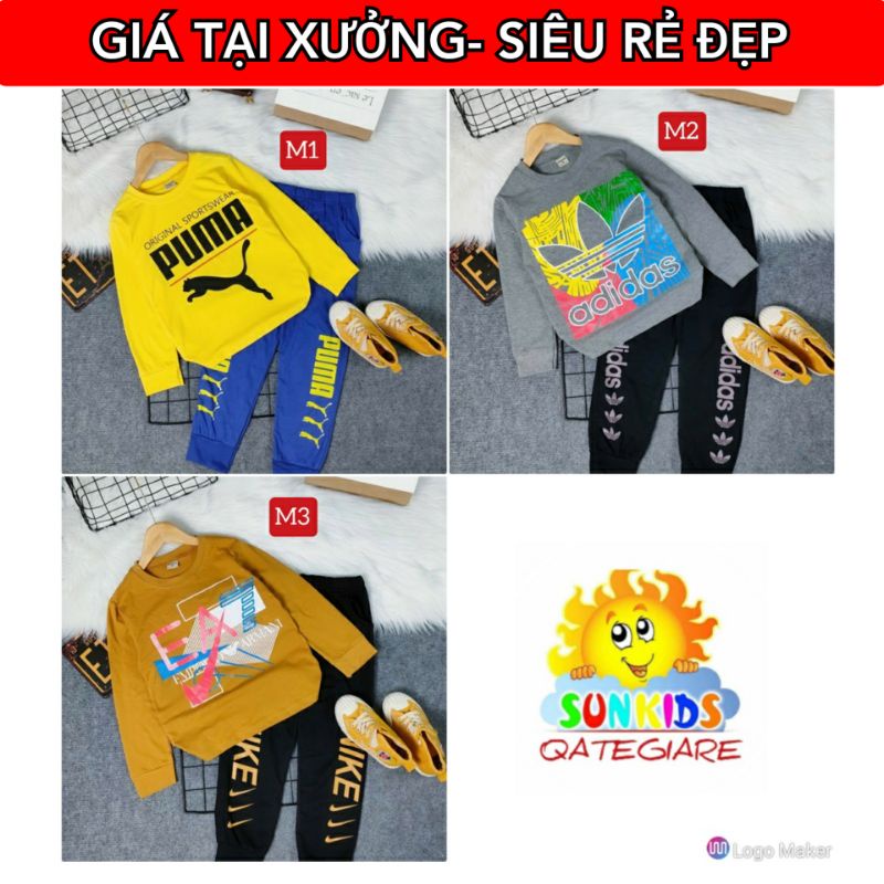 🔥TẬN GỐC🔥20KG - 40KG BỘ ĐỒ TAY DÀI CHẤT BBD29 COTTON 4 CHIỀU thu đông BÉ TRAI SIZE ĐẠI MỊN ĐẸP sunkidsqategiare