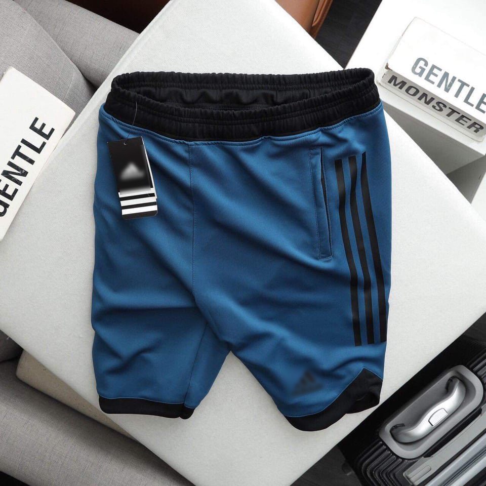 Quần Short Nam Thể Thao Cao Cấp Chất Thun Poly Dày Dặn , Quần Đùi Nam Phong Cách Trẻ Trung