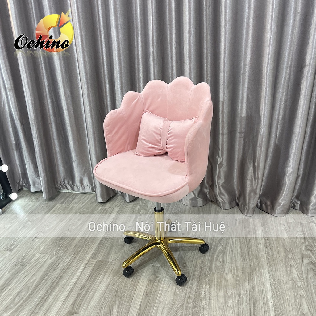 Ghế Makeup, Ghế Xoay Spa Phun Săm Mẫu Vương Miện Chân Vàng Sao Cao Cấp ( Ảnh Thật Và Video).