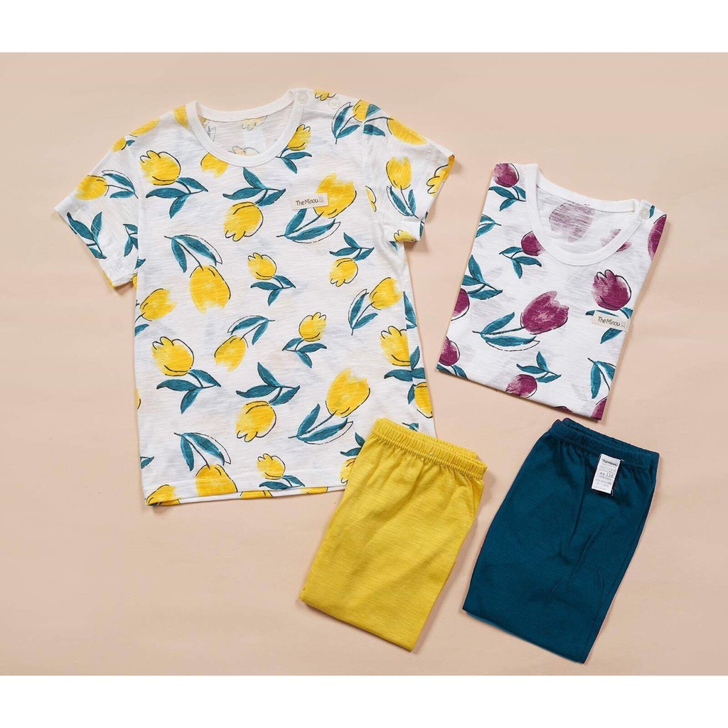 2 MÀU - Bộ xuất Hàn The Minou cotton giấy