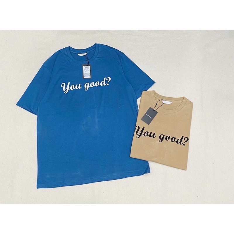 Áo thun chữ in 2 mặt