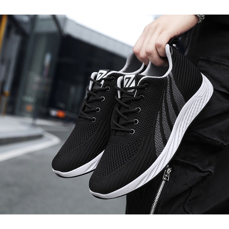 Giày Nam Sneaker Chất Liệu Cao Cấp, Đế Cao Su Mềm Phong Cách Trẻ Trung Năng Động - GN389
