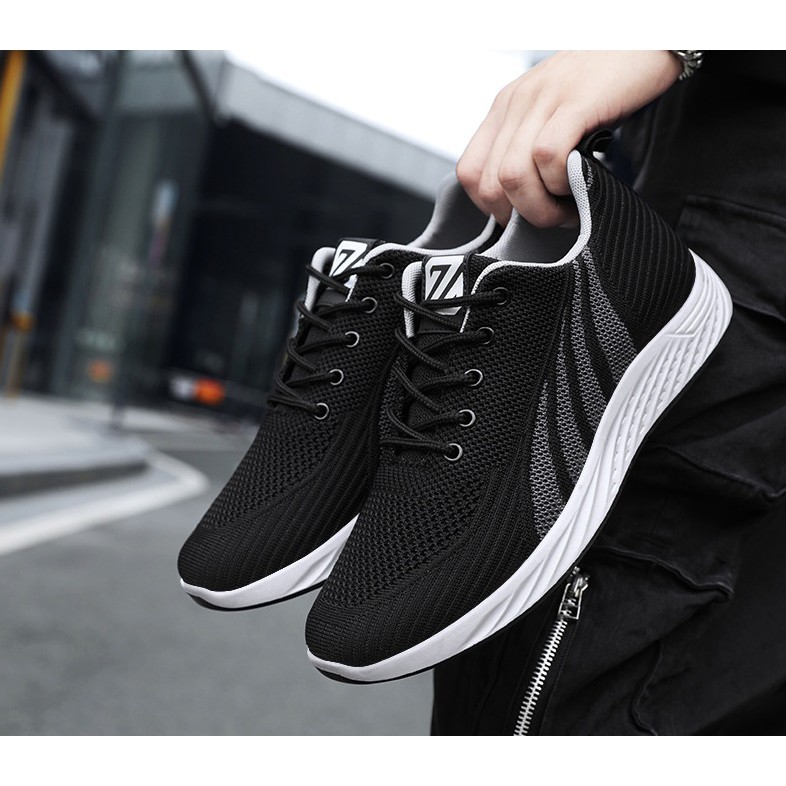 [FREE SHIP] Giày Nam Sneaker Chất Liệu Cao Cấp, Đế Cao Su Mềm Phong Cách Trẻ Trung Năng Động - GN389