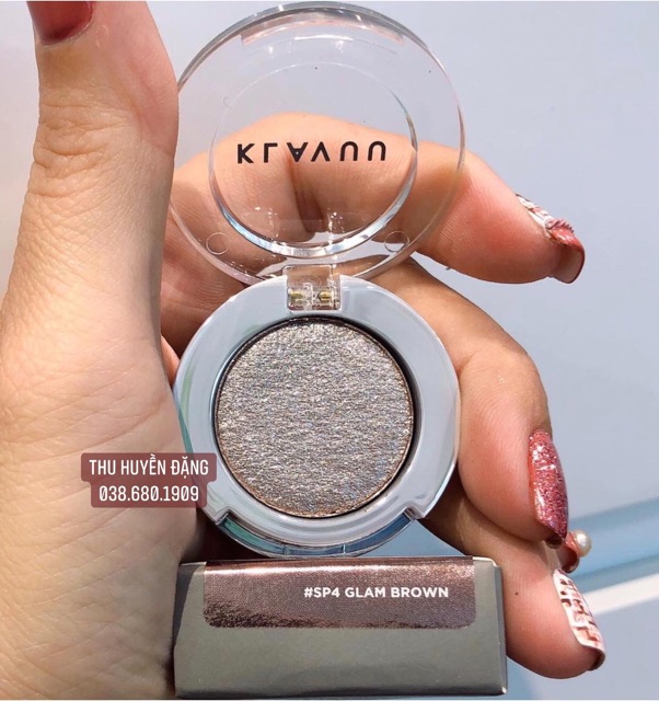 Nhũ Mắt KLAVUU URBAN PEALSATION Sparkle Eyeshadow Lấp Lánh Siêu Lì Không Trôi Nhũ