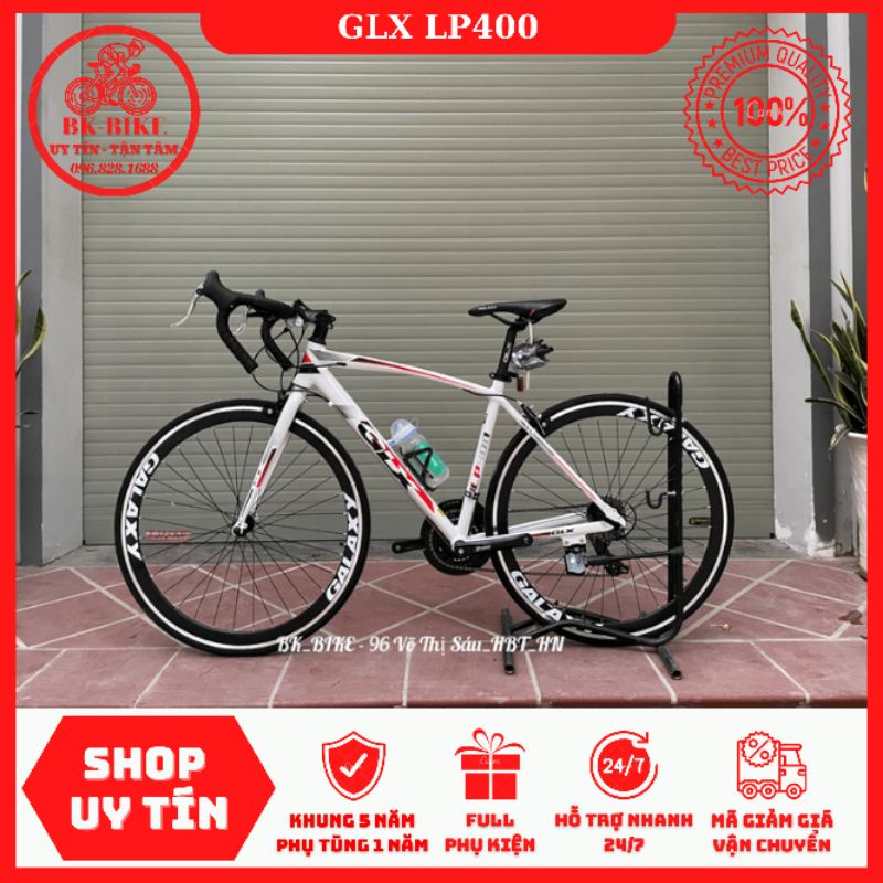 Xe Đạp Thể Thao GLX LP400 - Khung Nhôm, Groupset Shimano Action (Nhật Bản)