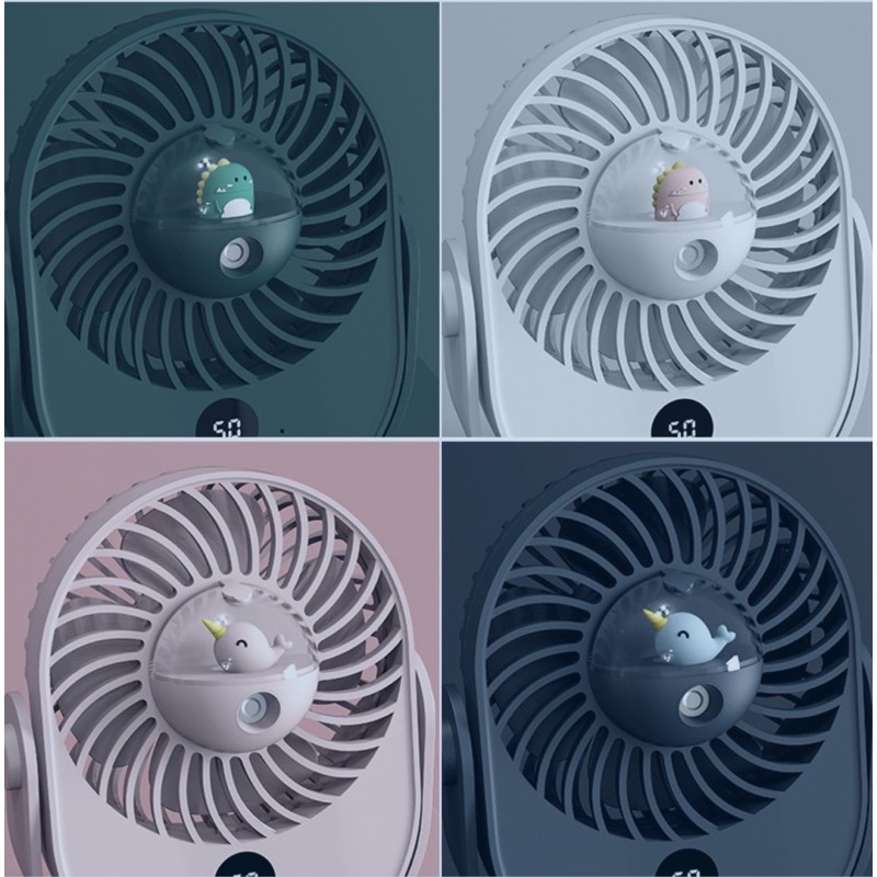HOT - Quạt mini phun sương cầm tay và để bàn