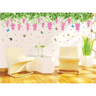 Decal dán tường Hoa ti gôn