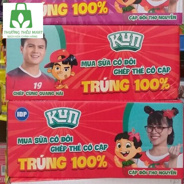 Thùng Sữa trái cây nhiều vị Kun túi - 24 túi x 110ml