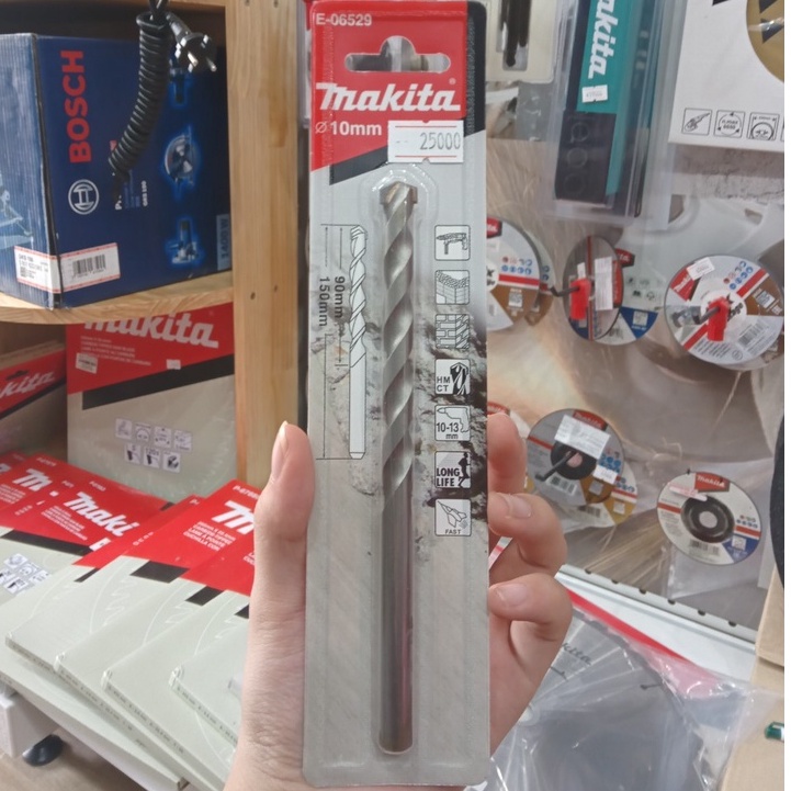 Mũi khoan tường chuôi kẹp 10x150mm MAKITA E-06529