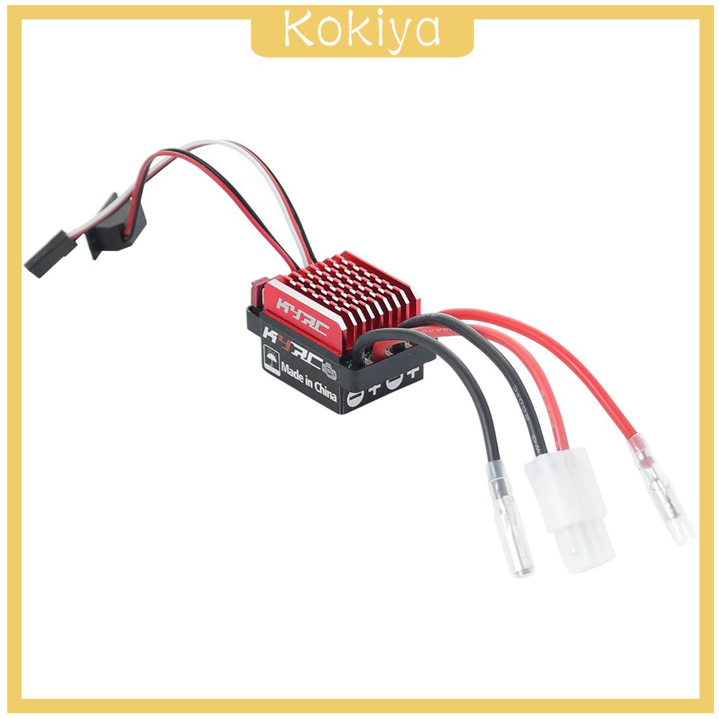 Bộ Điều Khiển Tốc Độ Động Cơ Không Chổi Than 60a Esc Cho Mô Hình Xe 1 / 10 Rc