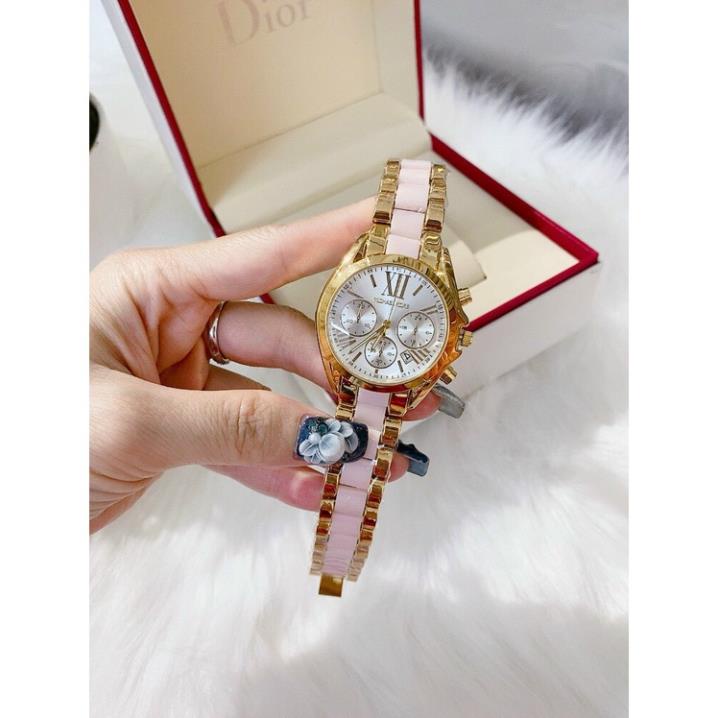 Đồng hồ Michael Kors nữ dây Pha sang trọng quý phái mã MK3344