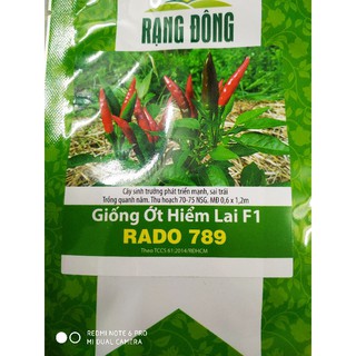 Hạt giống Ớt hiểm lai F1 0.2gr❤️FREESHIP XTRA❤️