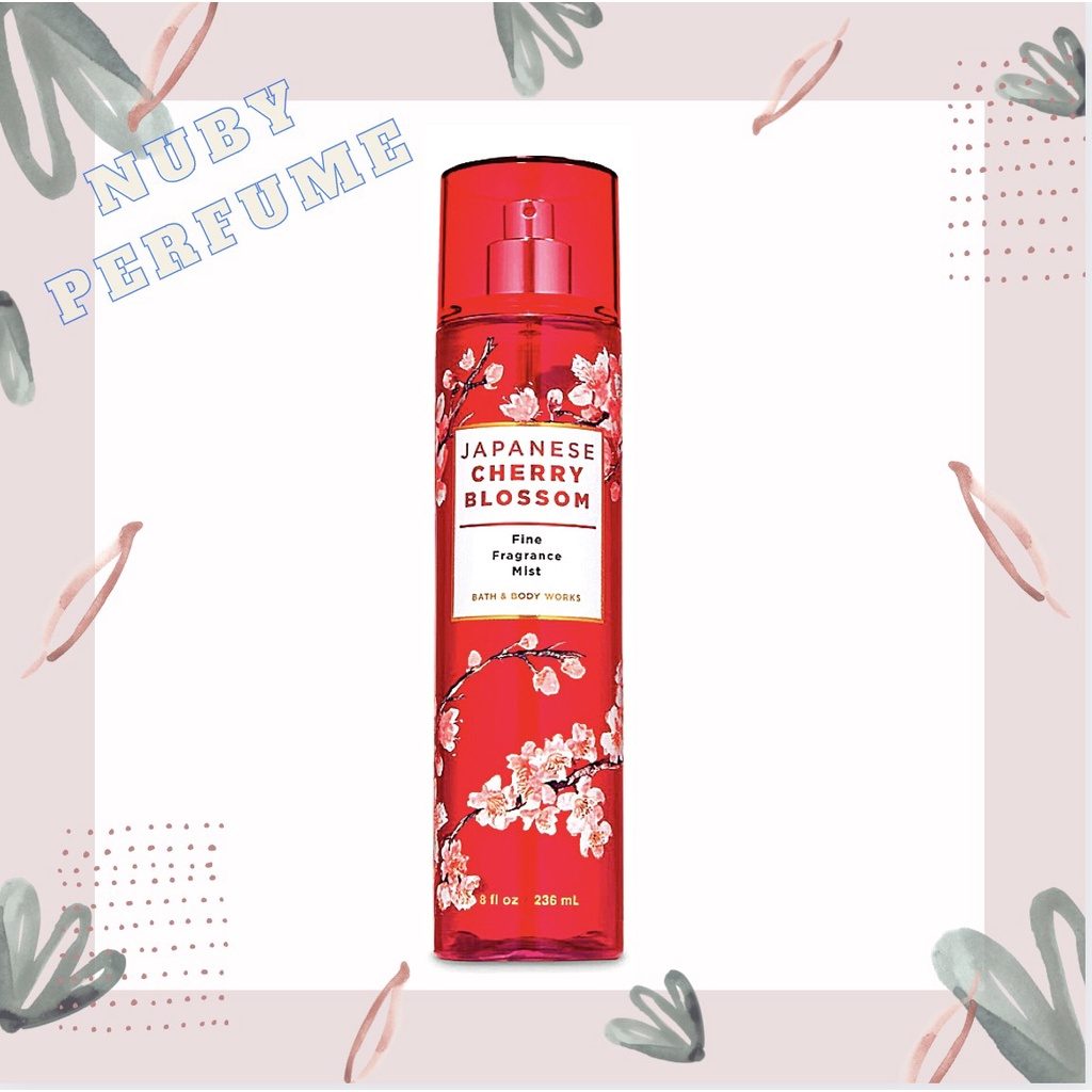 [Nuby.Store] Xịt Thơm Body Mist Bath & Body Works - Japanese Cherry Blossom (30ml-50ml-100ml)