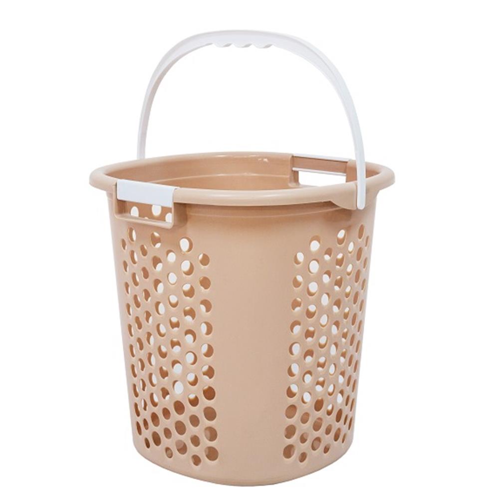 HomeBase API Giỏ đựng đồ bằng nhựa loại A #5050 Thái Lan W43,3xH44xD41,5cm màu hồng