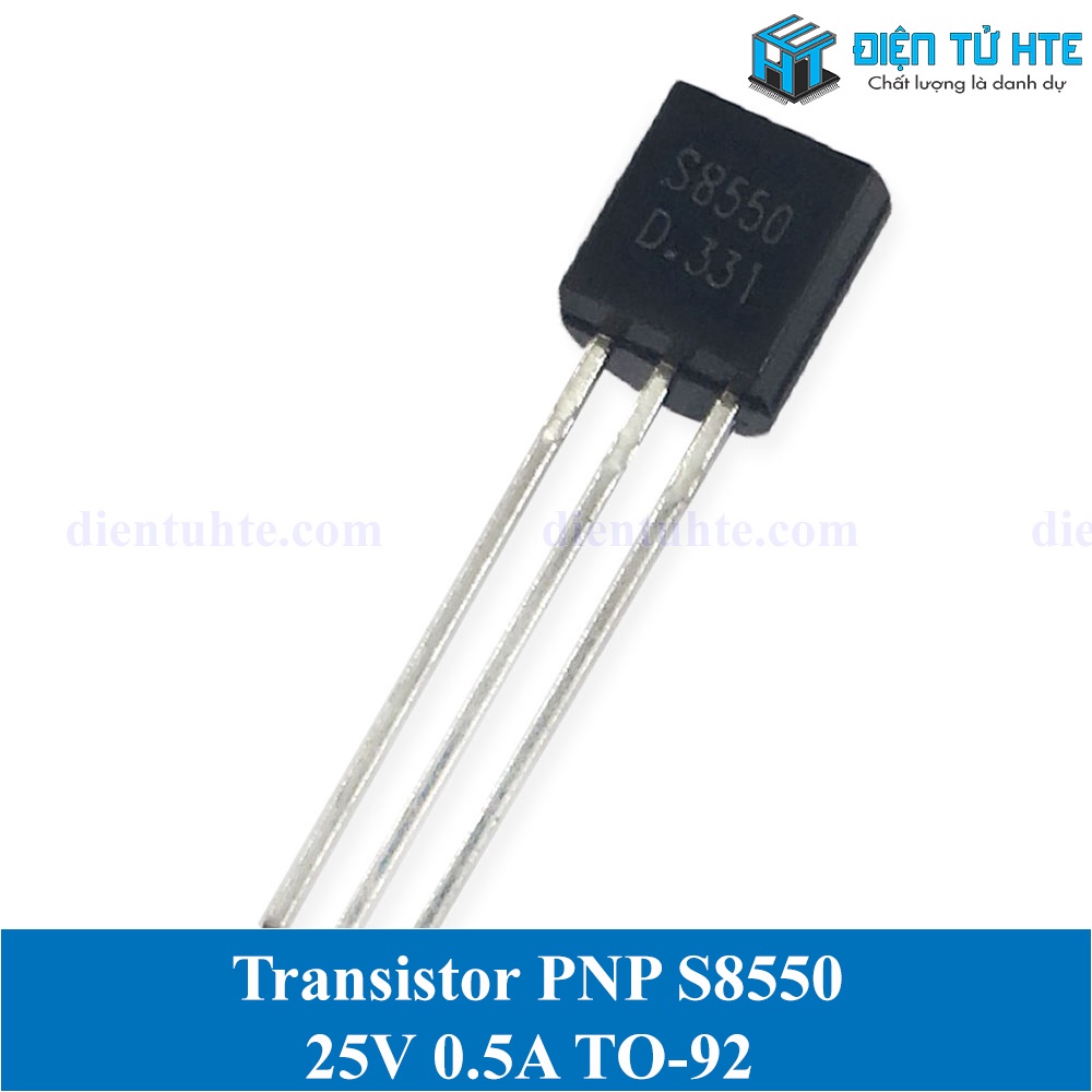 Bộ 20 con Transistor NPN S8050 PNP S8550 0.5A 25V chân cắm TO-92
