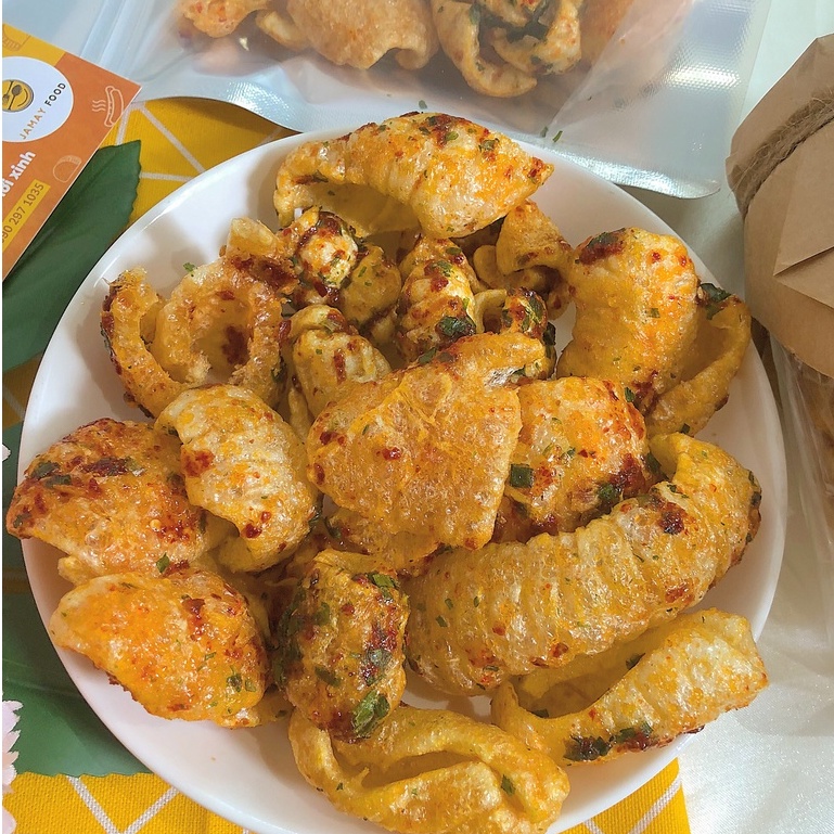 Da heo mắm hành hủ 150g thơm ngon đậm đà vị mắm hành ăn là ghiền | Ăn Vặt Jamay Food