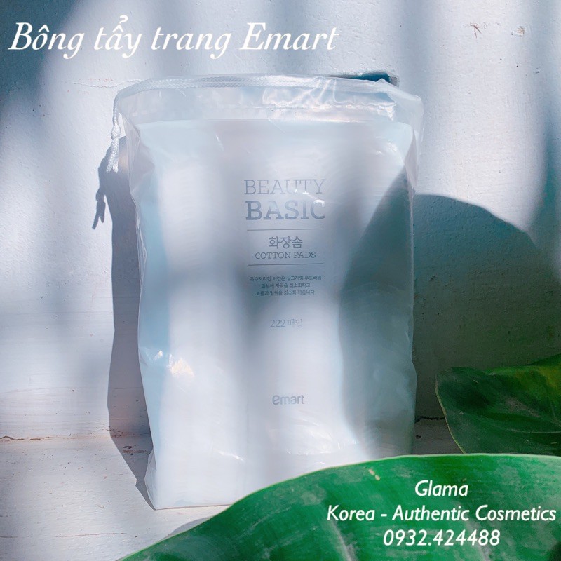 Bông tẩy trang Emart 222 miếng