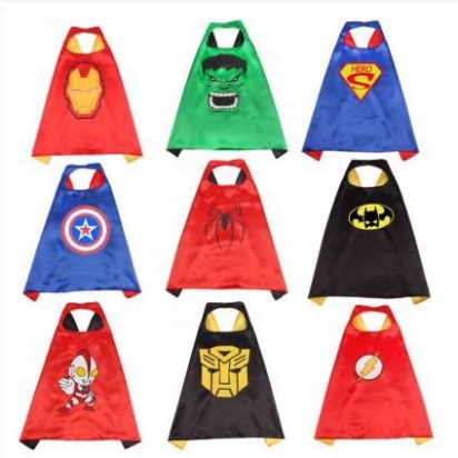 - Bộ Áo Choàng Siêu Nhân,Áo Choàng Siêu Anh Hùng Avengers Người nhện,Captain America,Người sắt,Batman