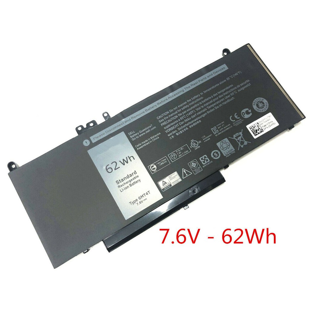 Pin Dell Latitude E5470 ZIN Battery Laptop Dell Latitude E5470 E5570 E5270 Precision M3510 6MT4T K3JK9 7V69 3 cell 4 cel