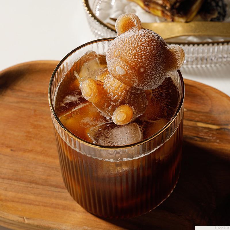 Khuôn silicone làm đá viên hình gấu Teddy sáng tạo