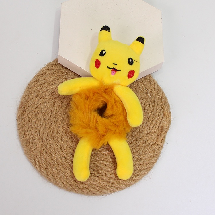 Dây Buộc Tóc Hình Thú Nhồi Bông Dễ Thương Cho Bé Gái