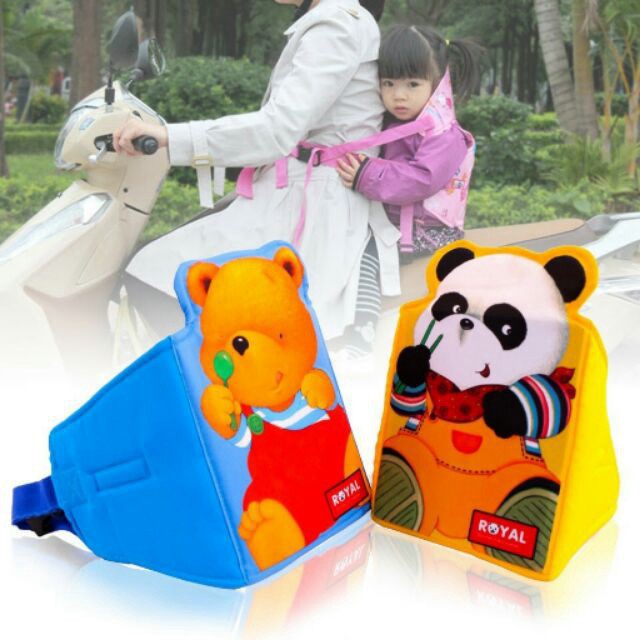 Đai xe máy cho bé họa tiết ngộ nghĩnh