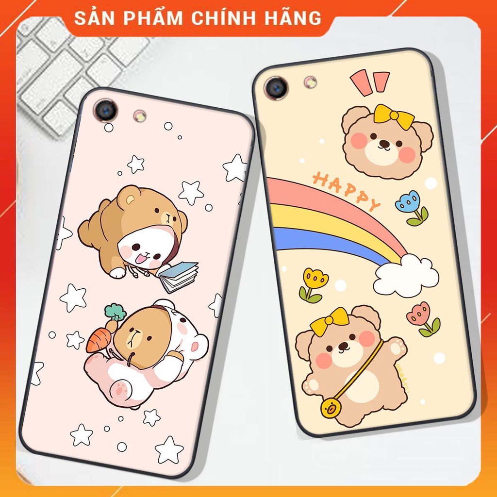 Ốp lưng Oppo A77 / F3 in hình Gấu xinh xắn, Bò sữa đáng yêu,  ĐẸP -  RẺ - XINH - ĐỘC ĐÁO
