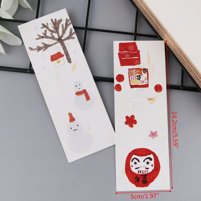 Set 30 Thẻ Đánh Dấu Sách Phong Cách Trung Hoa