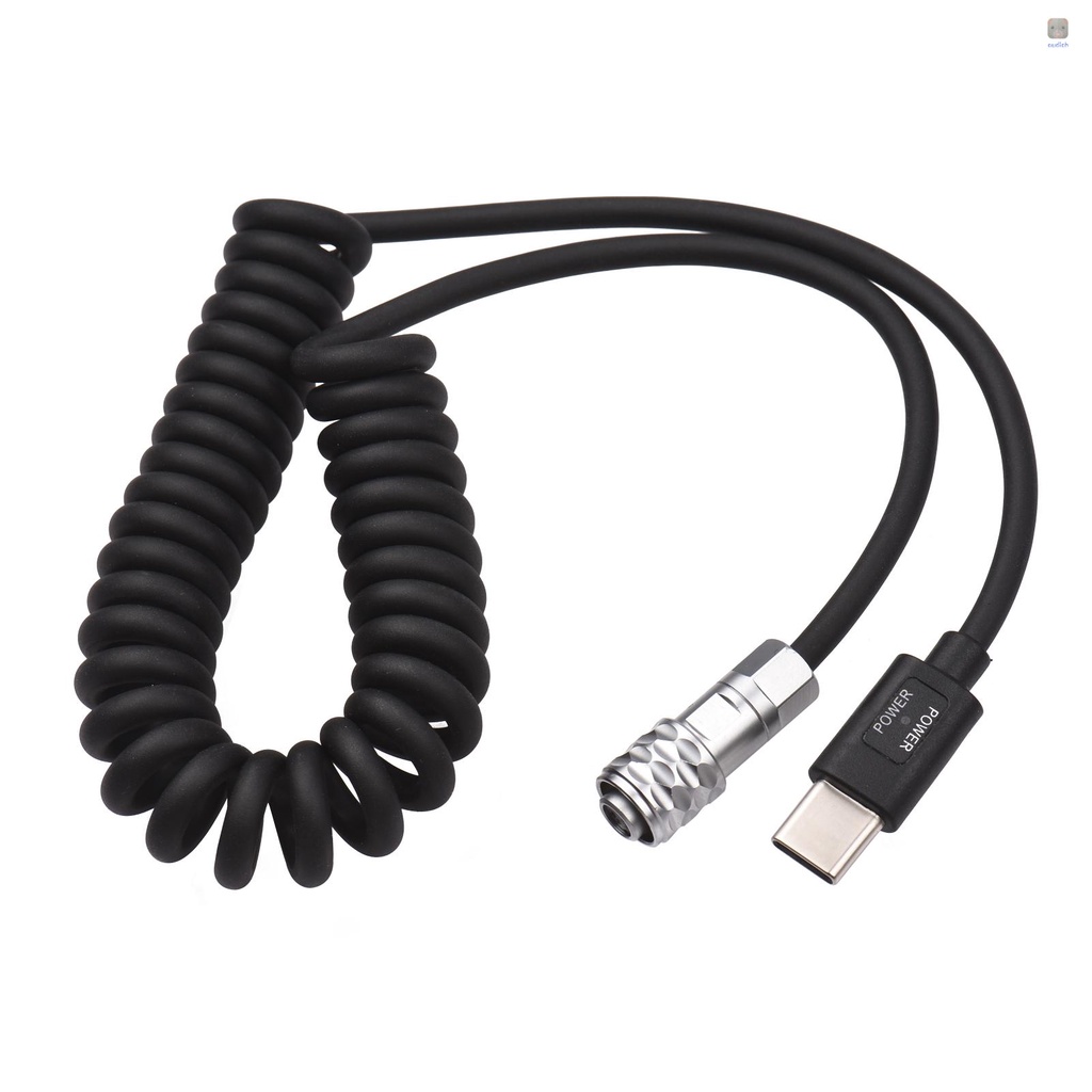 Hình ảnh Cáp Nguồn Andoer USB-C Thay Thế Cho Máy Ảnh Blackmagic Camera BMPCC 4K / 6K Sang USB Type-C #3