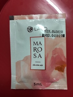 SỮA RỬA MẶT🍀MAROSA🍀LACO🍀5ml