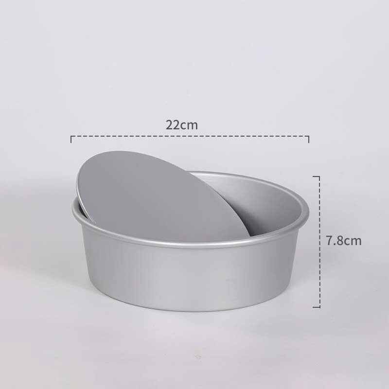 ONLY HOUSE Khuôn Làm Bánh Hình Tròn Bằng Hợp Kim Nhôm Chống Dính Tiện Dụng