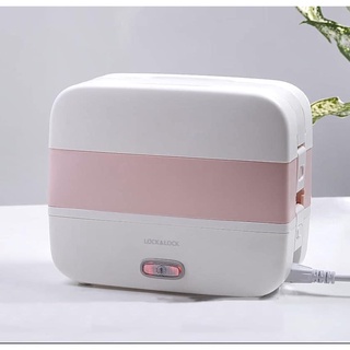 Hộp cơm điện Lock&Lock Chính Hãng EJR236WHT Dung Tích 1.7L Có 2 Ngăn 4 Khay Đựng Inox 304 - Hàng Chính Hãng