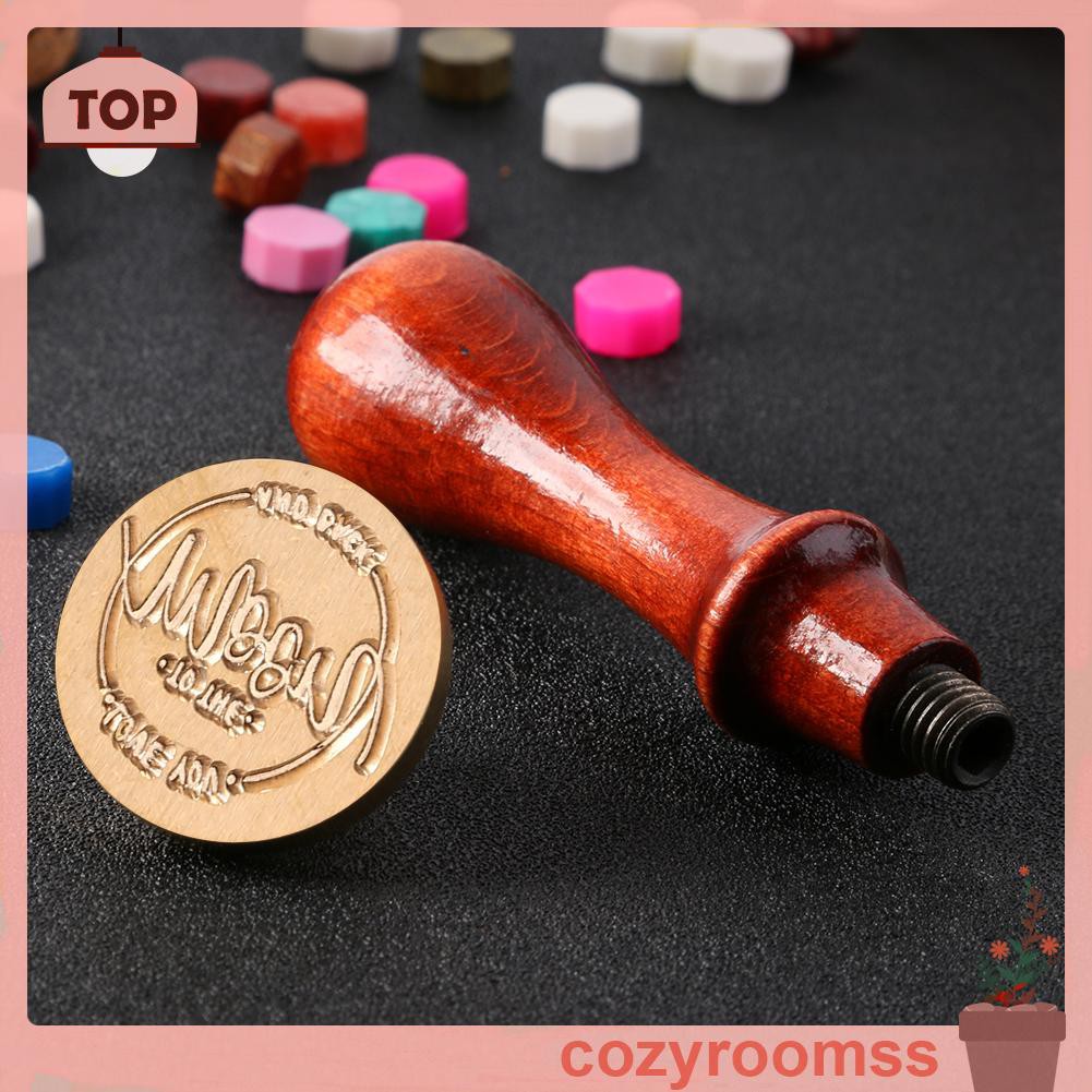 Sáp Wax Seal Stamp Replace Copper Head Vintage DIY Antique Sealing Wax Crafts