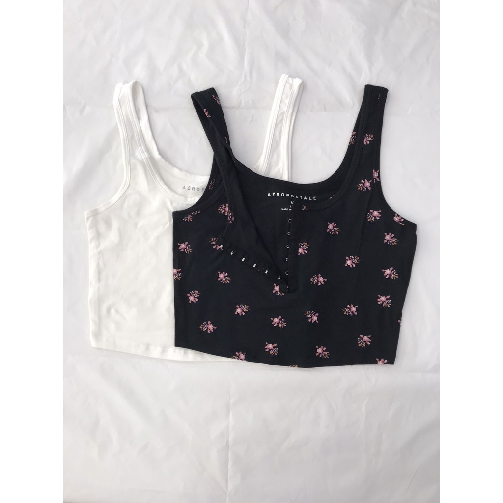 Áo ba lỗ croptop xuất xịn