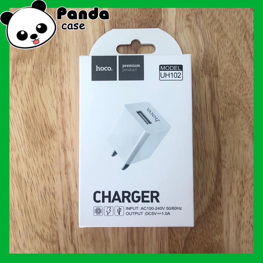 Củ Sạc Hoco UH102 Chính Hãng Cao Cấp – Hỗ Trợ Sạc Nhanh - Cho Điện Thoại IPhone IPad Airpod Tai Nghe Sạc Pin Dự Phòng